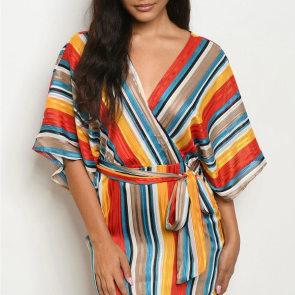 Ark nc. Multi Stripe Dress - Picture 7 of 10